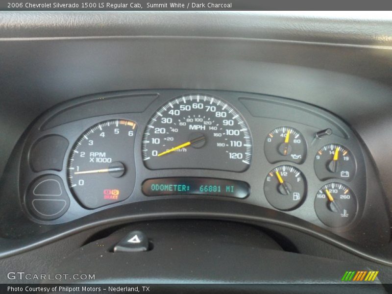 Summit White / Dark Charcoal 2006 Chevrolet Silverado 1500 LS Regular Cab