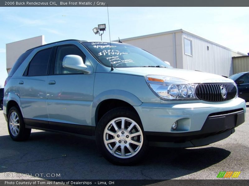 Blue Frost Metallic / Gray 2006 Buick Rendezvous CXL