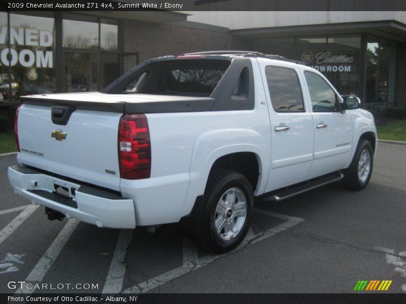 Summit White / Ebony 2009 Chevrolet Avalanche Z71 4x4