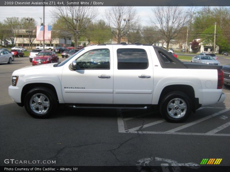 Summit White / Ebony 2009 Chevrolet Avalanche Z71 4x4