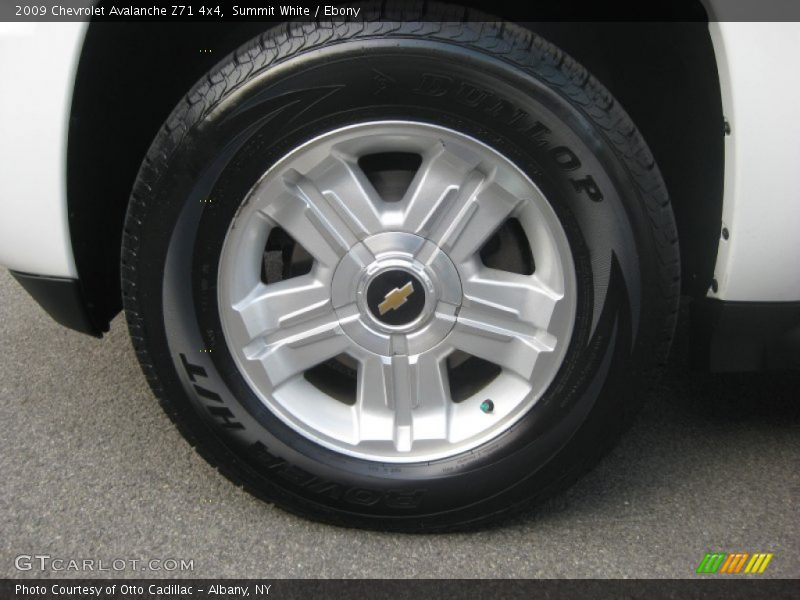 Summit White / Ebony 2009 Chevrolet Avalanche Z71 4x4