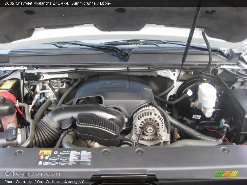 Summit White / Ebony 2009 Chevrolet Avalanche Z71 4x4