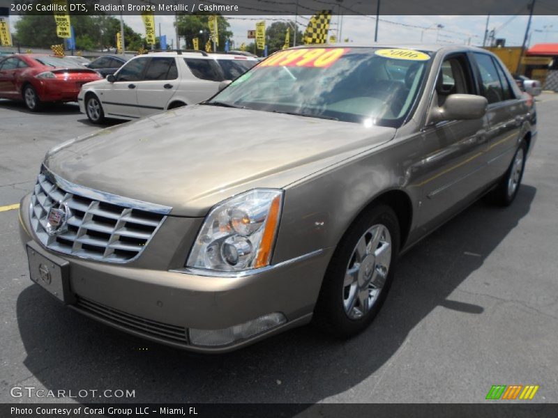 Radiant Bronze Metallic / Cashmere 2006 Cadillac DTS