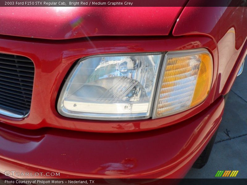 Bright Red / Medium Graphite Grey 2003 Ford F150 STX Regular Cab