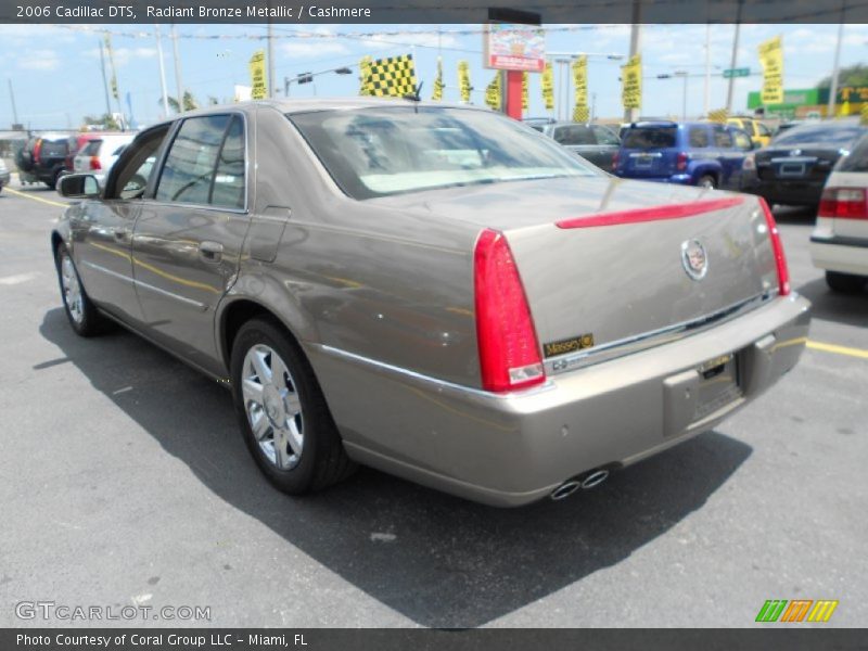 Radiant Bronze Metallic / Cashmere 2006 Cadillac DTS