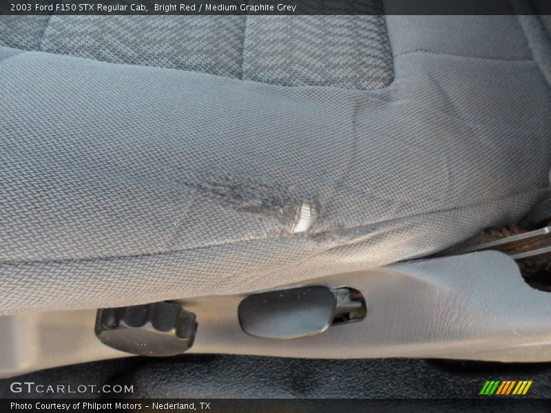 Bright Red / Medium Graphite Grey 2003 Ford F150 STX Regular Cab