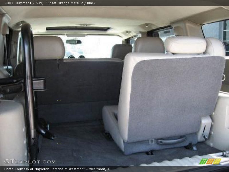 Sunset Orange Metallic / Black 2003 Hummer H2 SUV