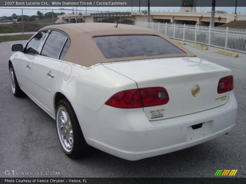 White Diamond Tricoat / Cocoa/Cashmere 2007 Buick Lucerne CXL