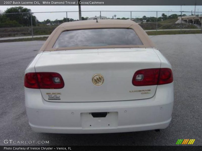 White Diamond Tricoat / Cocoa/Cashmere 2007 Buick Lucerne CXL