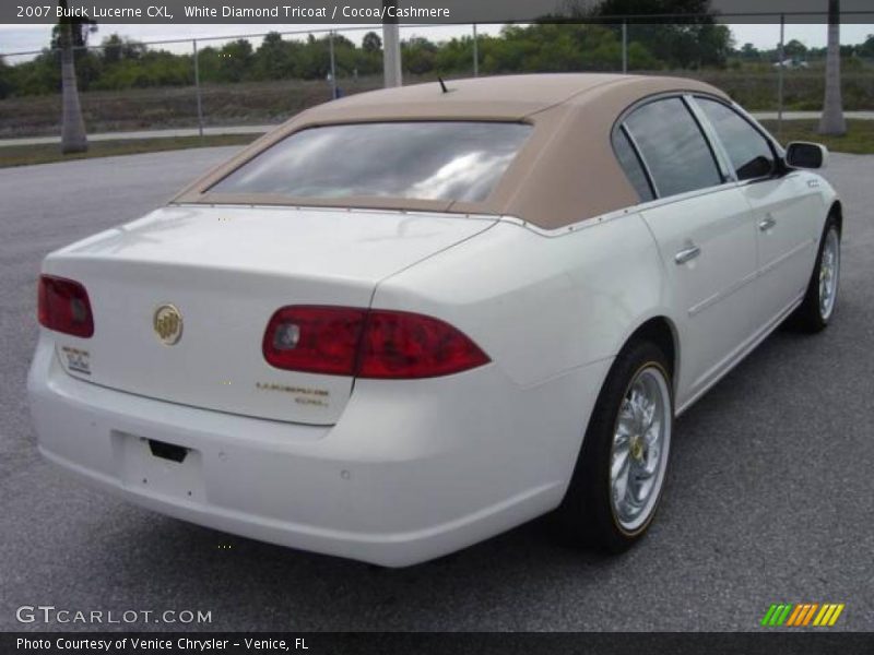 White Diamond Tricoat / Cocoa/Cashmere 2007 Buick Lucerne CXL