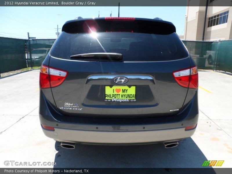 Boulder Gray / Gray 2012 Hyundai Veracruz Limited