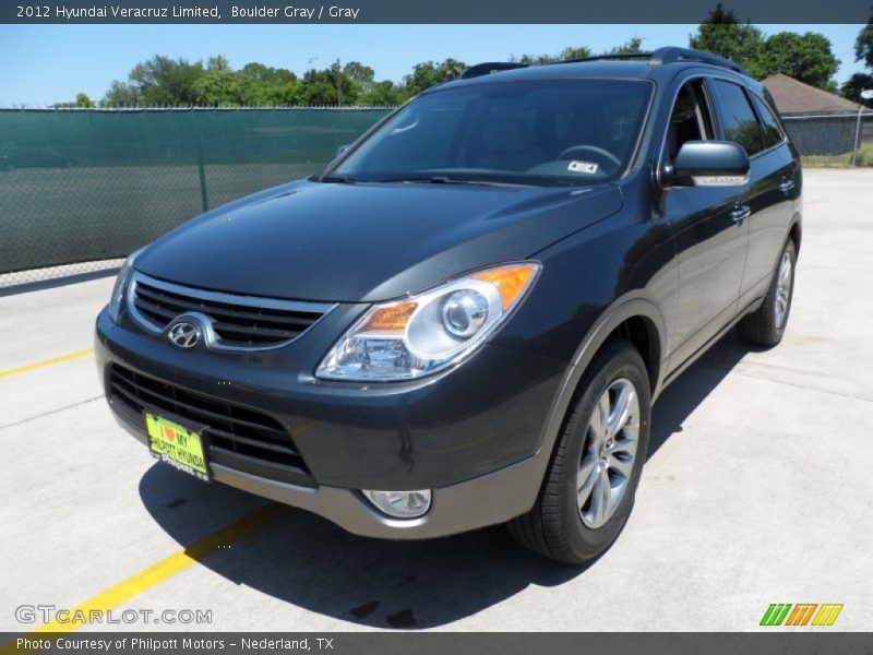 Boulder Gray / Gray 2012 Hyundai Veracruz Limited