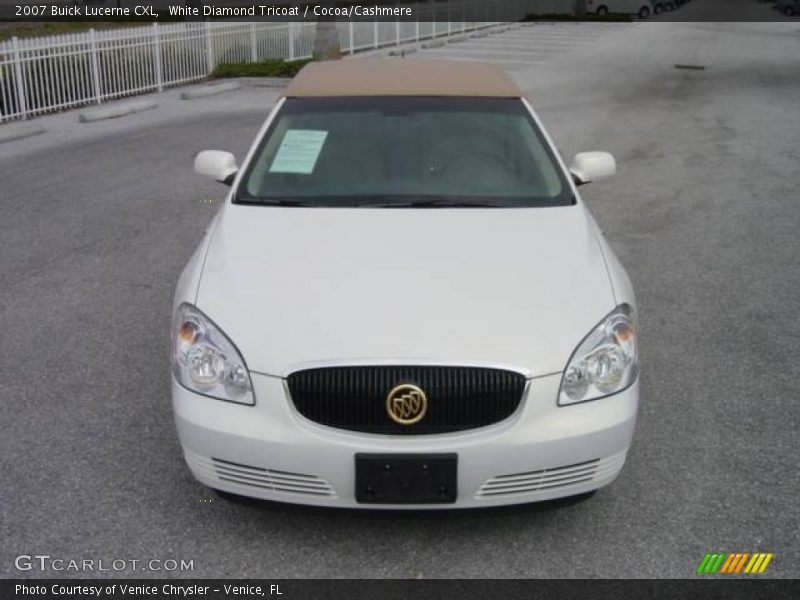 White Diamond Tricoat / Cocoa/Cashmere 2007 Buick Lucerne CXL
