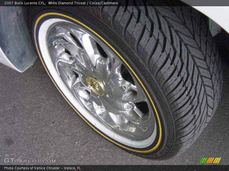 White Diamond Tricoat / Cocoa/Cashmere 2007 Buick Lucerne CXL