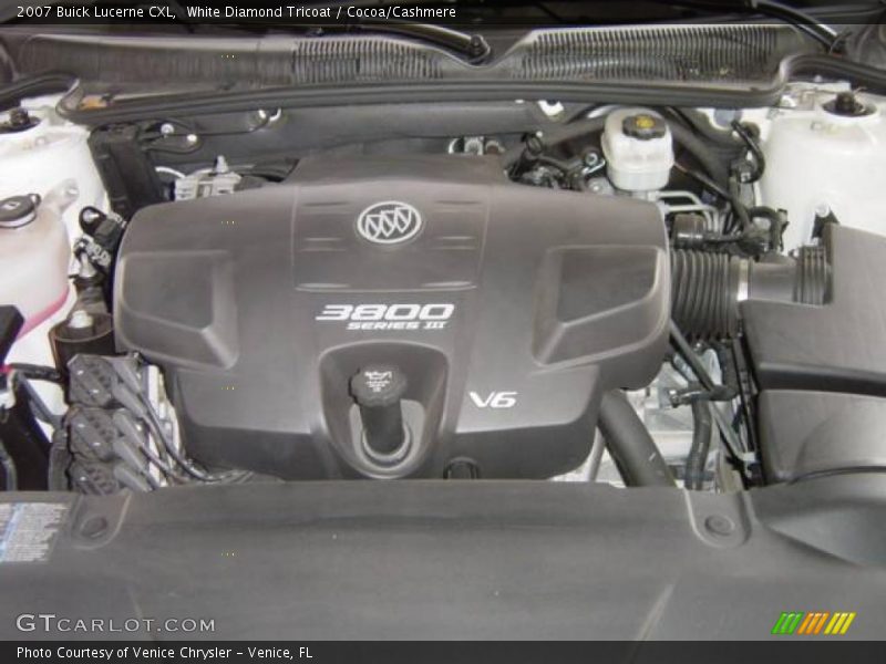 White Diamond Tricoat / Cocoa/Cashmere 2007 Buick Lucerne CXL