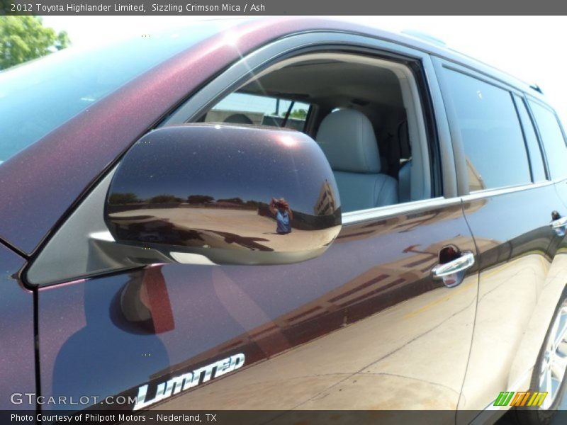 Sizzling Crimson Mica / Ash 2012 Toyota Highlander Limited