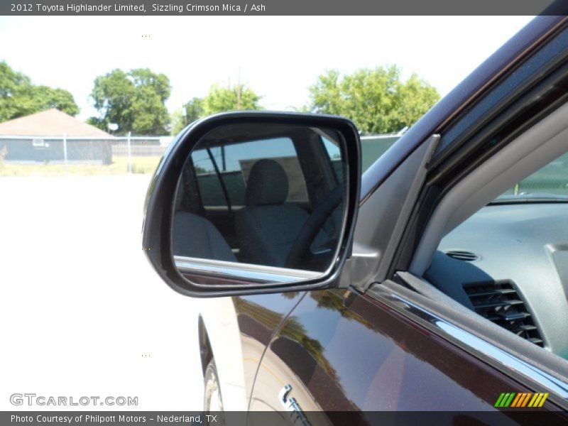 Sizzling Crimson Mica / Ash 2012 Toyota Highlander Limited
