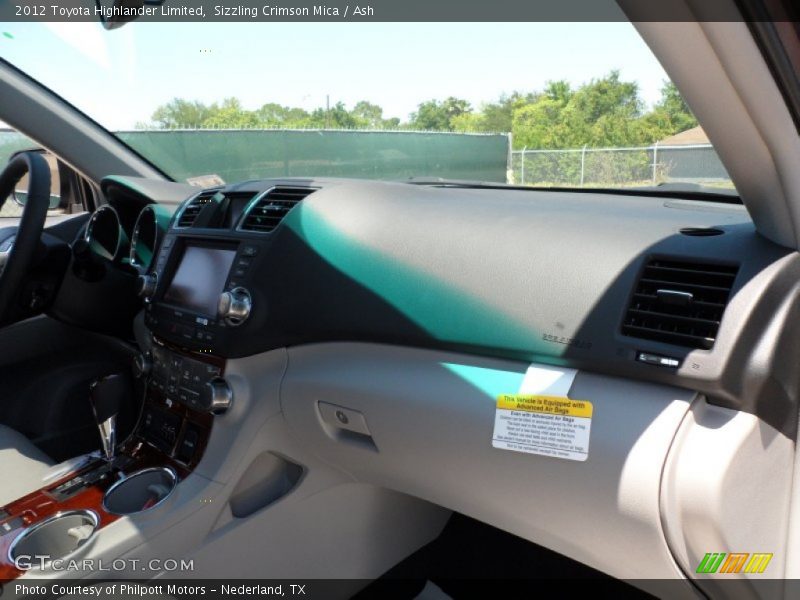 Sizzling Crimson Mica / Ash 2012 Toyota Highlander Limited