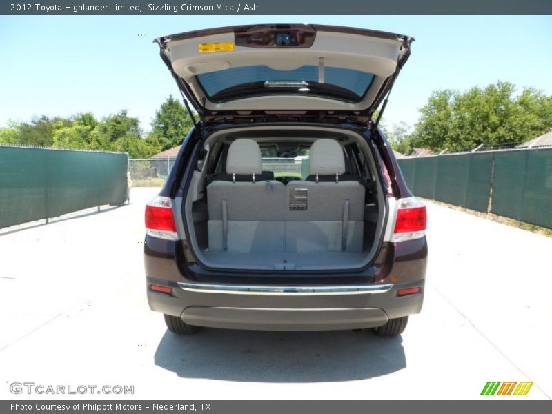 Sizzling Crimson Mica / Ash 2012 Toyota Highlander Limited