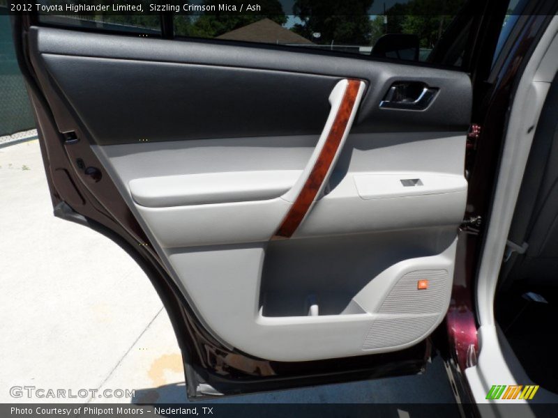 Sizzling Crimson Mica / Ash 2012 Toyota Highlander Limited