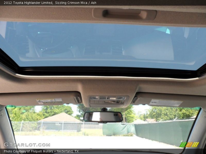 Sizzling Crimson Mica / Ash 2012 Toyota Highlander Limited