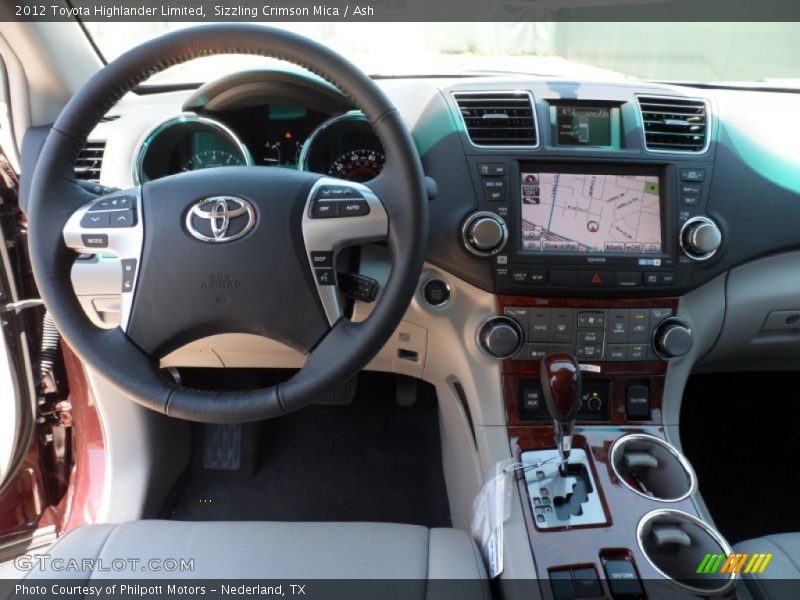 Sizzling Crimson Mica / Ash 2012 Toyota Highlander Limited