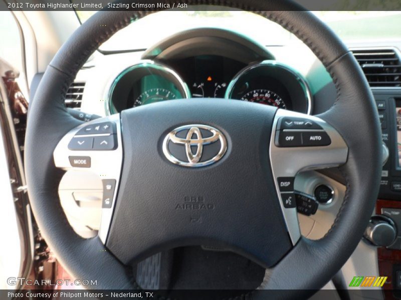 Sizzling Crimson Mica / Ash 2012 Toyota Highlander Limited
