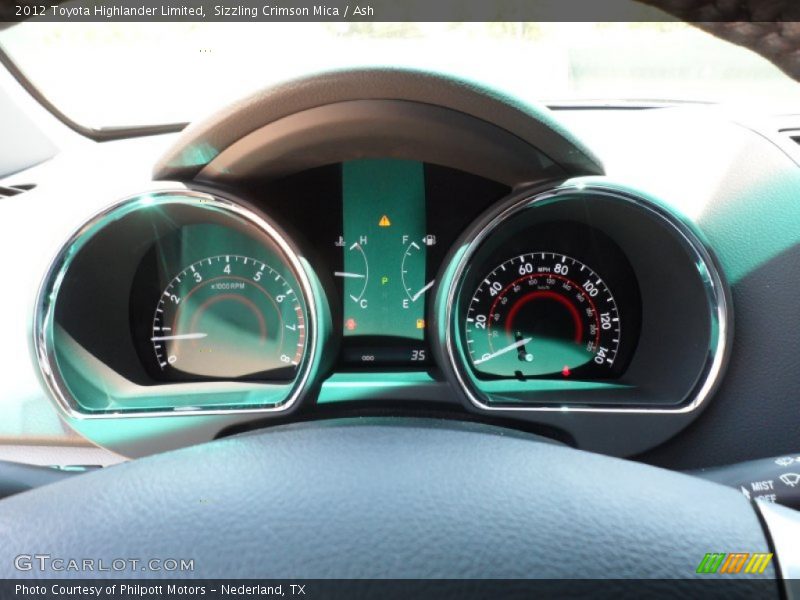 Sizzling Crimson Mica / Ash 2012 Toyota Highlander Limited