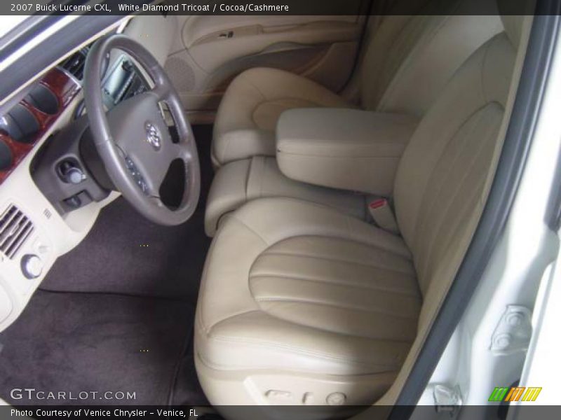 White Diamond Tricoat / Cocoa/Cashmere 2007 Buick Lucerne CXL
