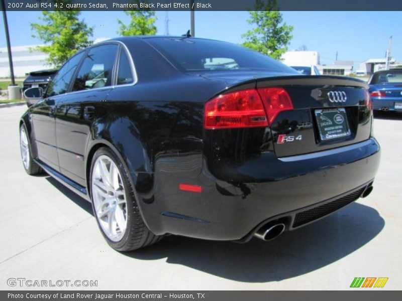 Phantom Black Pearl Effect / Black 2007 Audi RS4 4.2 quattro Sedan