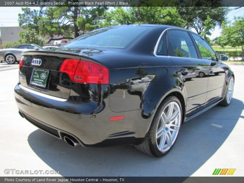 Phantom Black Pearl Effect / Black 2007 Audi RS4 4.2 quattro Sedan
