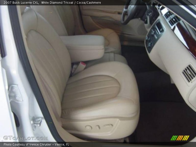 White Diamond Tricoat / Cocoa/Cashmere 2007 Buick Lucerne CXL