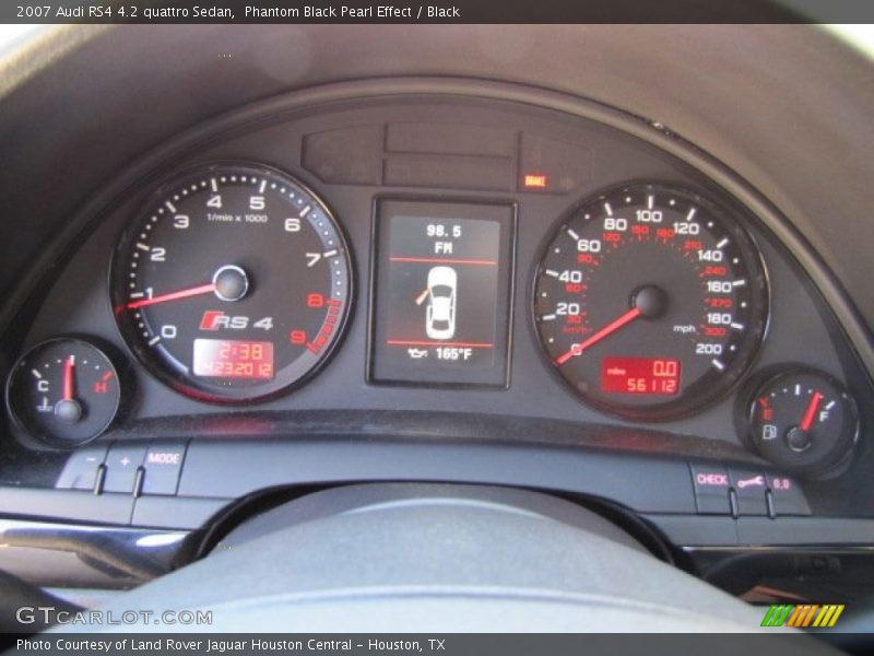  2007 RS4 4.2 quattro Sedan 4.2 quattro Sedan Gauges