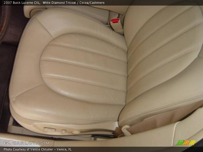 White Diamond Tricoat / Cocoa/Cashmere 2007 Buick Lucerne CXL