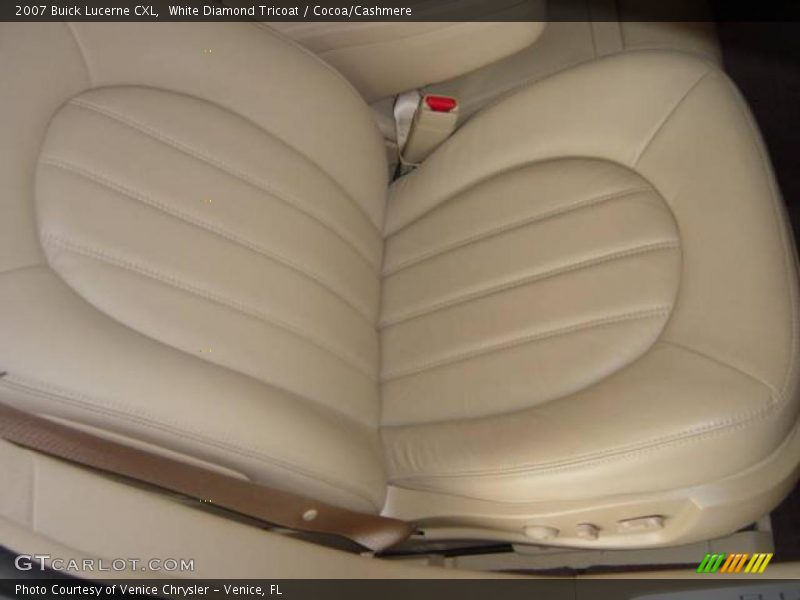 White Diamond Tricoat / Cocoa/Cashmere 2007 Buick Lucerne CXL