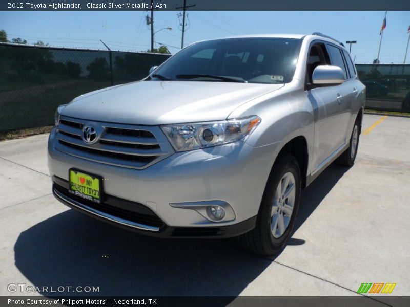 Classic Silver Metallic / Ash 2012 Toyota Highlander