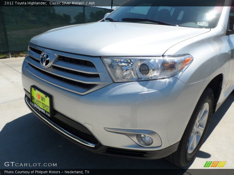 Classic Silver Metallic / Ash 2012 Toyota Highlander