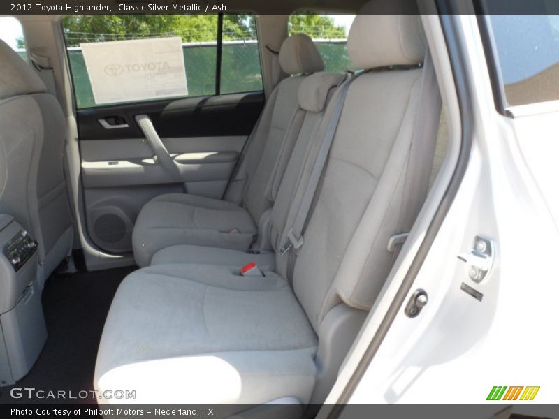 Classic Silver Metallic / Ash 2012 Toyota Highlander