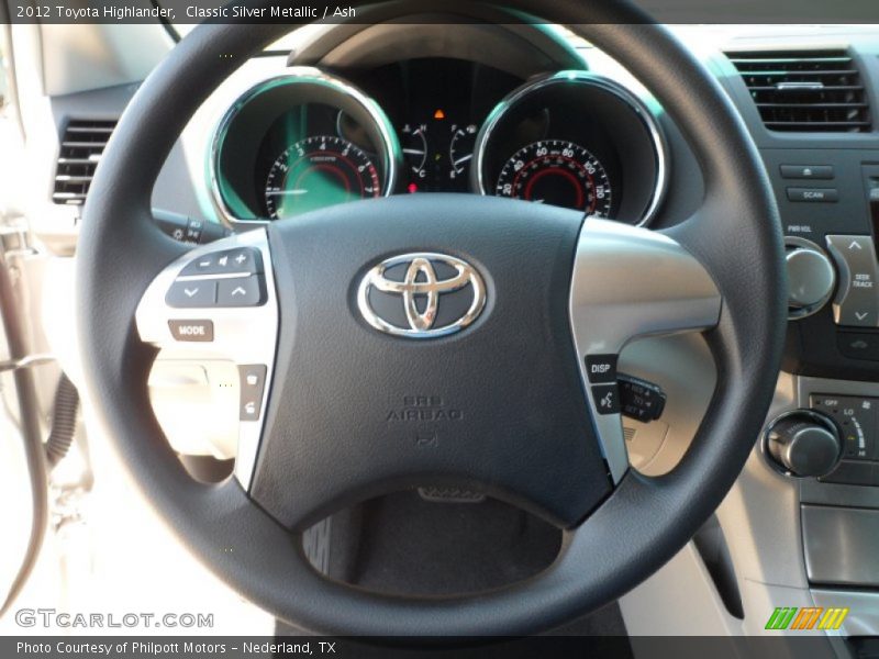 Classic Silver Metallic / Ash 2012 Toyota Highlander