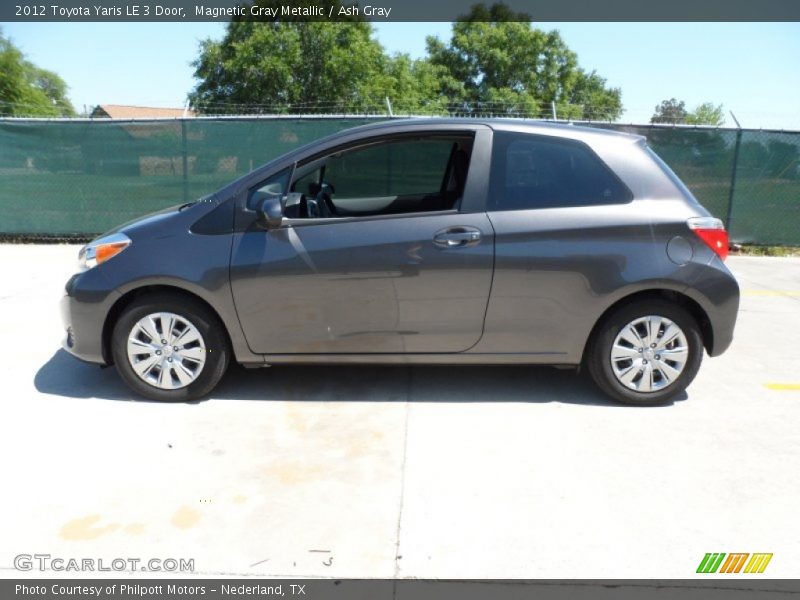 Magnetic Gray Metallic / Ash Gray 2012 Toyota Yaris LE 3 Door