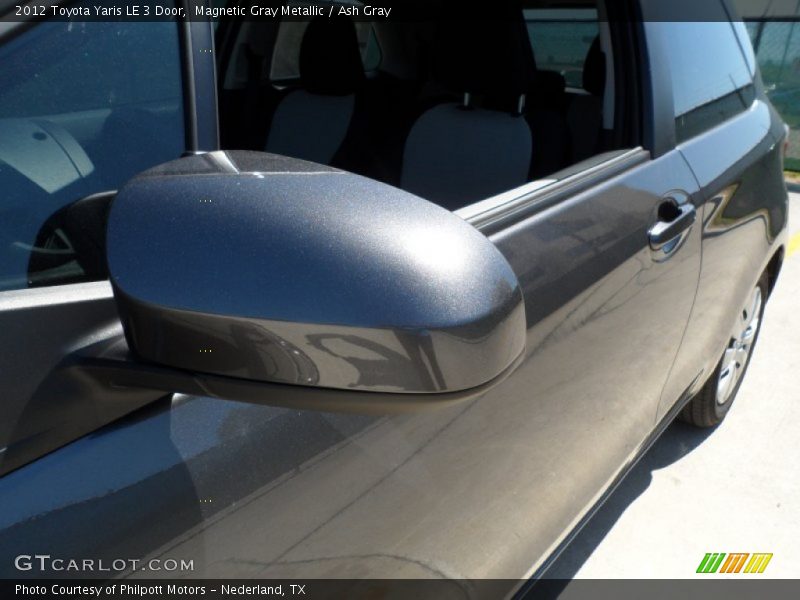 Magnetic Gray Metallic / Ash Gray 2012 Toyota Yaris LE 3 Door