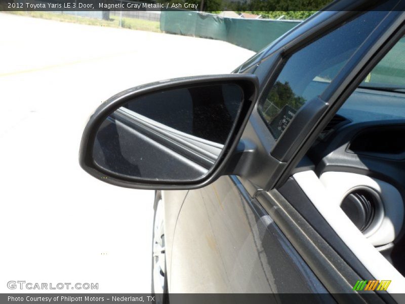 Magnetic Gray Metallic / Ash Gray 2012 Toyota Yaris LE 3 Door