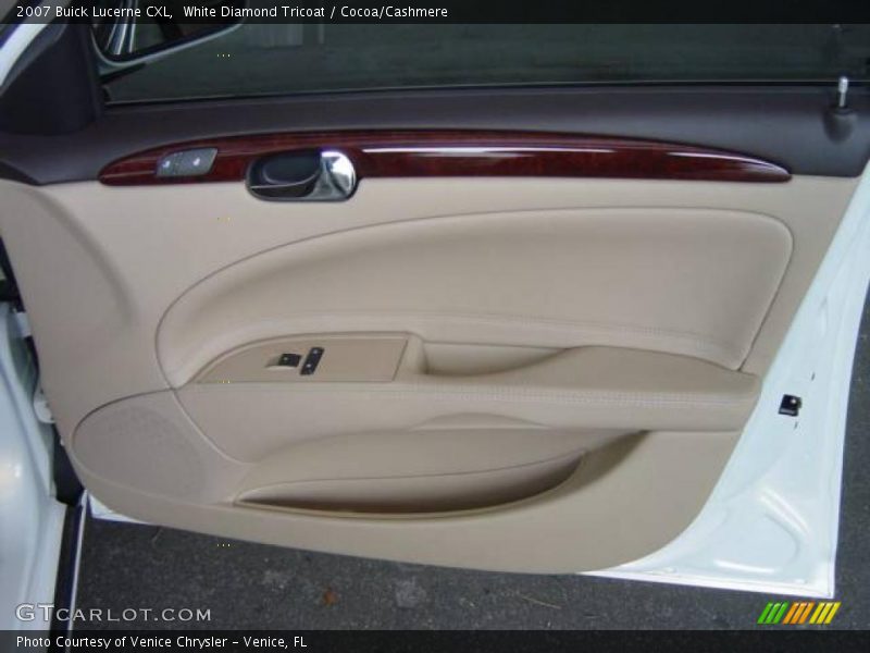 White Diamond Tricoat / Cocoa/Cashmere 2007 Buick Lucerne CXL
