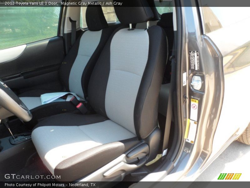 Magnetic Gray Metallic / Ash Gray 2012 Toyota Yaris LE 3 Door