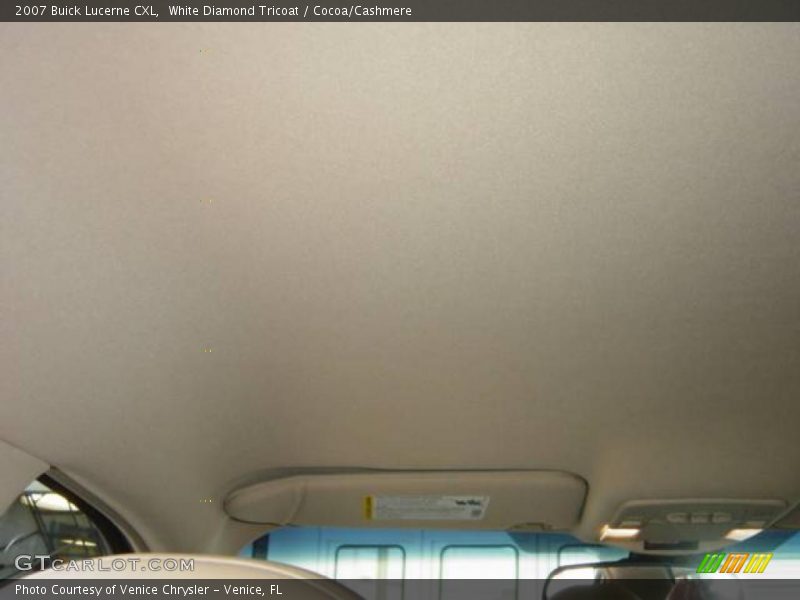 White Diamond Tricoat / Cocoa/Cashmere 2007 Buick Lucerne CXL