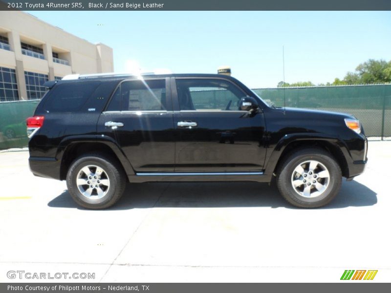 Black / Sand Beige Leather 2012 Toyota 4Runner SR5