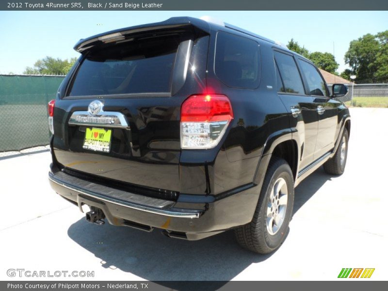 Black / Sand Beige Leather 2012 Toyota 4Runner SR5