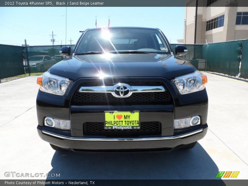 Black / Sand Beige Leather 2012 Toyota 4Runner SR5
