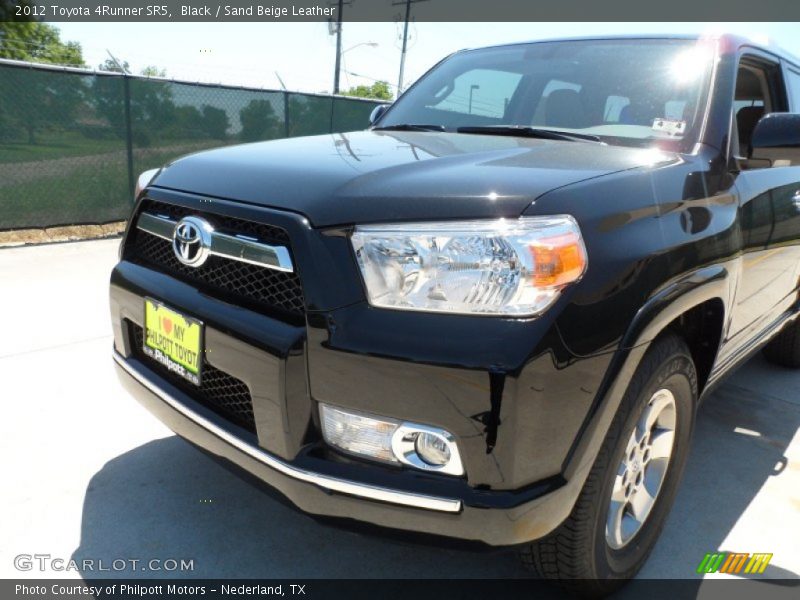 Black / Sand Beige Leather 2012 Toyota 4Runner SR5