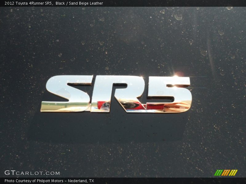Black / Sand Beige Leather 2012 Toyota 4Runner SR5